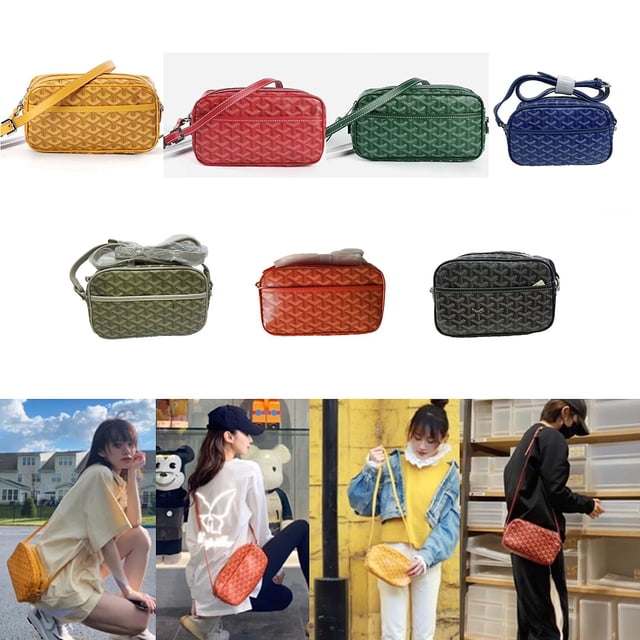 Bolso Goyard para mujer, bolso de hombro cruzado en diagonal, bolso cuadrado pequeño de un solo hombro, bolso de cámara ins multifuncional en diagonal JadeP bandolera de mujer de un solo hombro