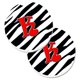 thumbnail image 1 of "Treasures Monogram Initial K Zebra Red Juego de 2 posavasos para portavasos CJ1024-KCARC, 2.56, multicolor" Caroline's Treasures CJ1024-KCARC, 1 of 1