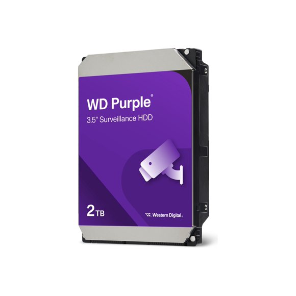 WD Purple WD23PURZ 2 TB Hard Drive - 3.5" Internal - SATA - Purple