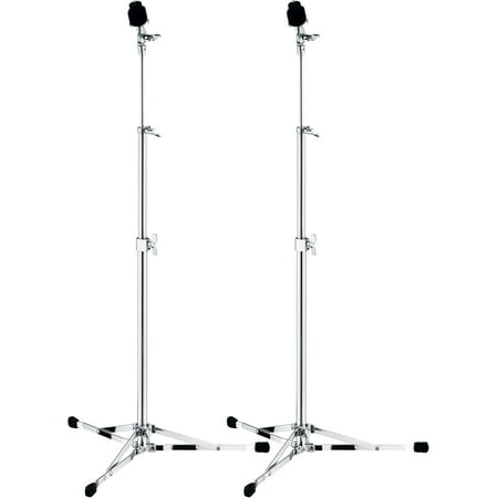 Tama HC52F Classic Light Straight Cymbal Stands - Flat Based, 2-pack - Bundle