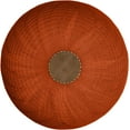 thumbnail image 5 of English Home Round Ottoman Pouf Foot Stool Large Knitted Pouffe Stool Seat Cushion Boho Home Decor Extra Seating Floor Cushion for Living Room, Bedroom, Indoor, Outdoor 37 x 50 cm Terracotta, 5 of 7