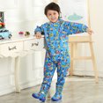 thumbnail image 3 of Trayknick Imperméable Dessin Animé Combinaison Imperméable pour Enfants Garçon Fille Poncho, 3 of 13
