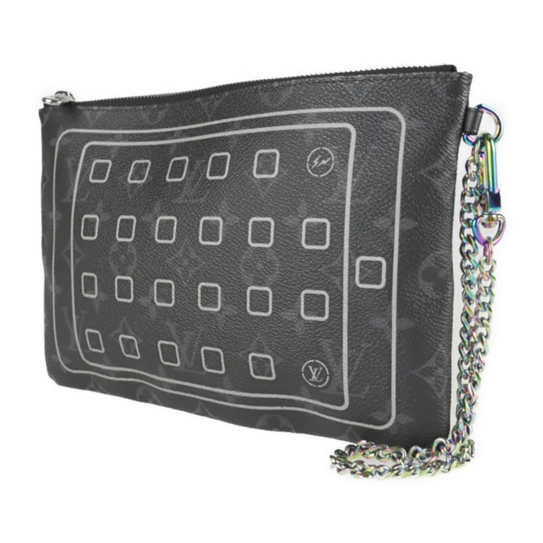 New! Auth Louis Vuitton Clutch Bag, iPad Case etc..Fondation Exclusive /  Gray