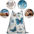 thumbnail image 5 of Drawstring Bags for Men Women, Lightweight Sport Gym Backpack for Sports Yoga Travel, 14x16 Inch, 5 of 5