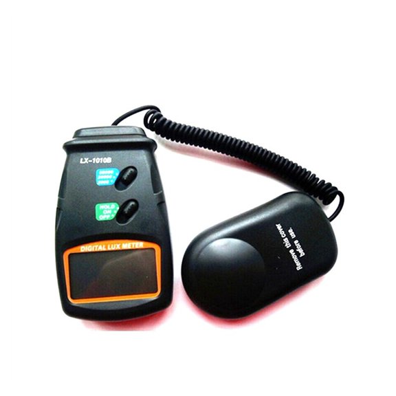 LX1010B Handheld Digital Illuminance Meter Digital Lux Meter with LCD Display 1-50000 Lux