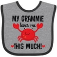 thumbnail image 3 of Inktastic Grammie Loves Me Childs Boys or Girls Baby Bib, 3 of 4