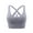 Gray-vestidos de otoño para mujer, variant on Strappy Push Up Sports Bra for Women Criss Cross Back No Underwire Full Coverage Yoga Bras Tops