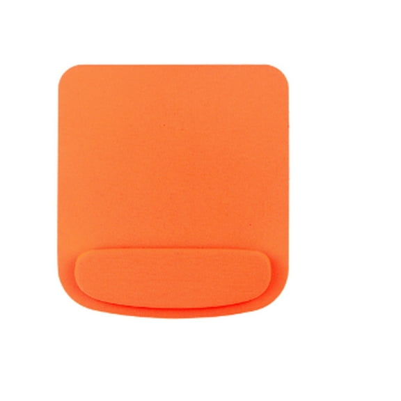 CCOCC Mouse Pad with Wrist Support,Stylish and Practical Desk Mat,Supports Long Hours of Use Gaming Mouse Pad,Orange