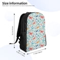 thumbnail image 4 of Fotbe Butterflies Travel Laptop Backpack, Business Slim Sturdy Laptops Backpack, Water Resistant College School Computer Bag Gift for Men & Women Fits 15.6 Inch Notebook, 4 of 8
