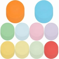 100Pcs 3.9 Inch Round Cutouts Paper Classroom Paper Cutouts Circle Assorted Colorful Dots Bulletin Board Classroom Cut Outs DIY Craft Decoration