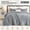 Grey, variant on Queen Size Fleece Comforter Set, Oeko-TEX Certified, 300GSM Flannel Bedding with Faux Fur, Winter Warm & Soft, Includes 2 Pillowcases, Sage Green