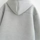 thumbnail image 5 of KEYANKETIAN-Sudadera con capucha y cremallera para mujer, suéter holgado de gran tamaño con bolsillos dobles, ropa de calle, estilo Unisex, invierno, novedad, 5 of 5