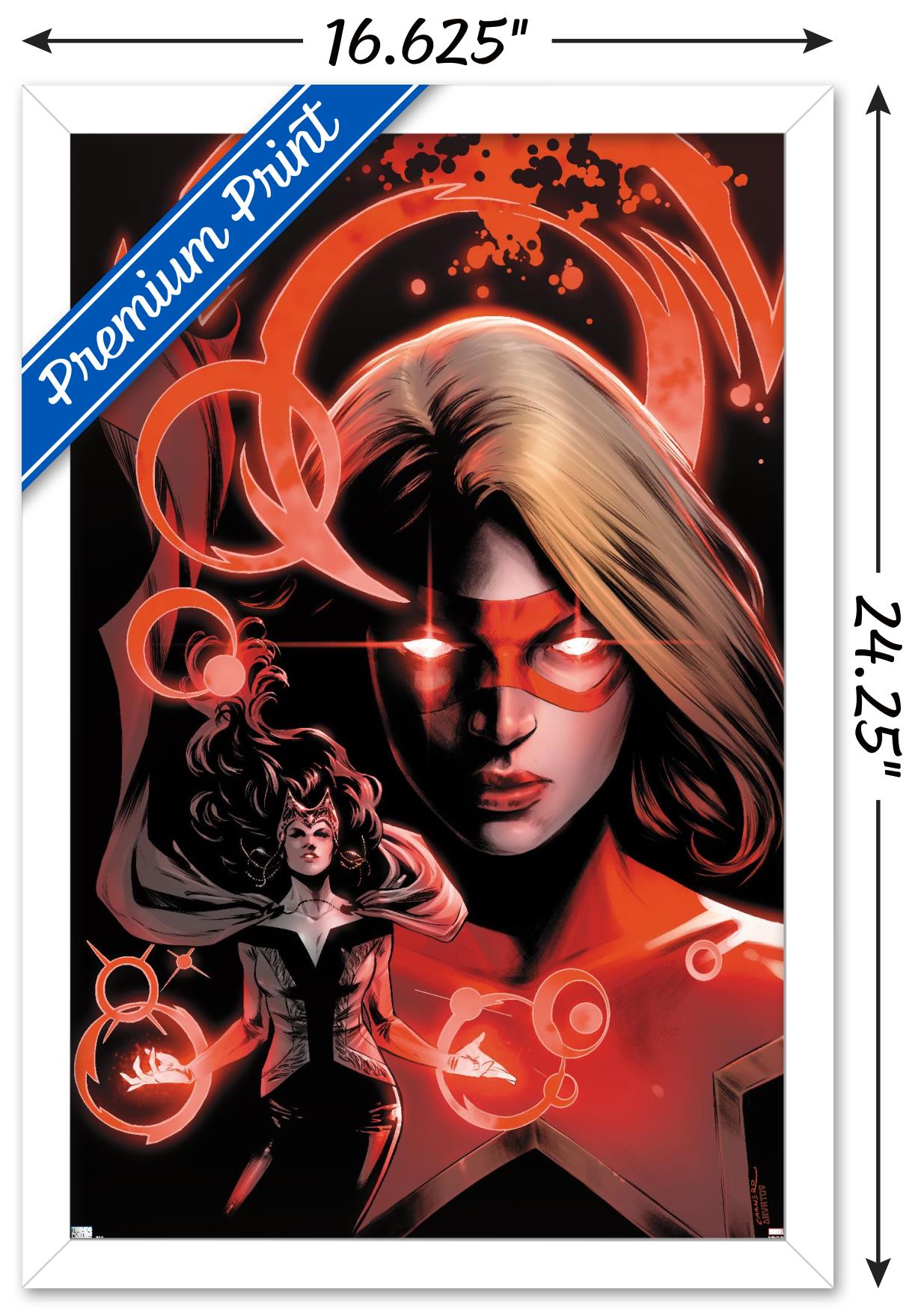 Marvel Comics - Scarlet Witch - Star #2 Wall Poster, 14.725" x 22.375", Framed