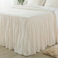 thumbnail image 5 of JML Ruffle skirt Bedspread King Size 5 Piece,Soft Microfiber Bed Skirt Coverlet 30" Long Drop, 5 of 6
