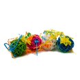 thumbnail image 4 of kurtrusly 10pcs Bird Chew Rattan Toy Balls Cage Accessory Colorful Hanging DIY Toys, 4 of 8