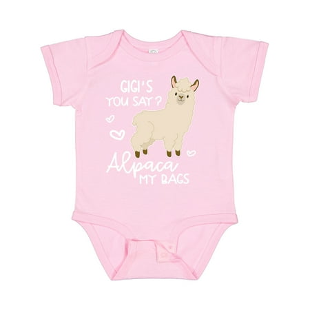 

Inktastic Gigi s You Say Alpaca My Bags Gift Baby Boy or Baby Girl Bodysuit