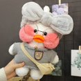 thumbnail image 4 of Juguete de peluche de pato LaLafanfan de dibujos animados kawaii, muñeco de pato suave, almohada de Animal, regalo de Navidad, regalo de cumpleaños para niños, 30cm, 4 of 4