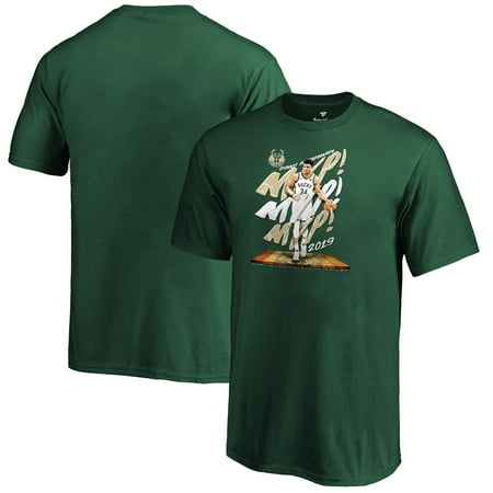 Nba Christmas Jersey 2019 Giannis Antetokounmpo Milwaukee Bucks Fanatics Branded Youth 2019 NBA MVP T-Shirt - Green ()