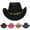 Black, variant on Gresahom Personalized Boys Cowboy Hats for Kids Ages 2-8, Leather Hatband Camel Toddler Cowboy Hat, Western Cowgirl Hat for Girls(Children (52-54cm))