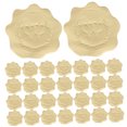 thumbnail image 4 of Hytrove 100 Stickers Golden Silver Circular Paper PVC Sealing Decorating For Wedding Invitations Envelopes, 4 of 8