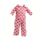 thumbnail image 1 of Worallymy pijama de muñeca de 18 pulgadas muñeca de juguete para niñas patrón estampado ropa de dormir diseño de botón abierto frontal con solapas Worallymy JD735805355, 1 of 7