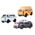 thumbnail image 3 of 3x Coches transformables Mini 2 en 1 Juguete de coche Juguete sensorial compacto Coches de juguete duales Flip vehículo de ingeniería, 3 of 9