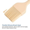 thumbnail image 4 of Uxcell Basting Pastry Brush, 8” Silicone Flexible Brushes for Baking, Cooking, Grilling, Pink, 4 of 6