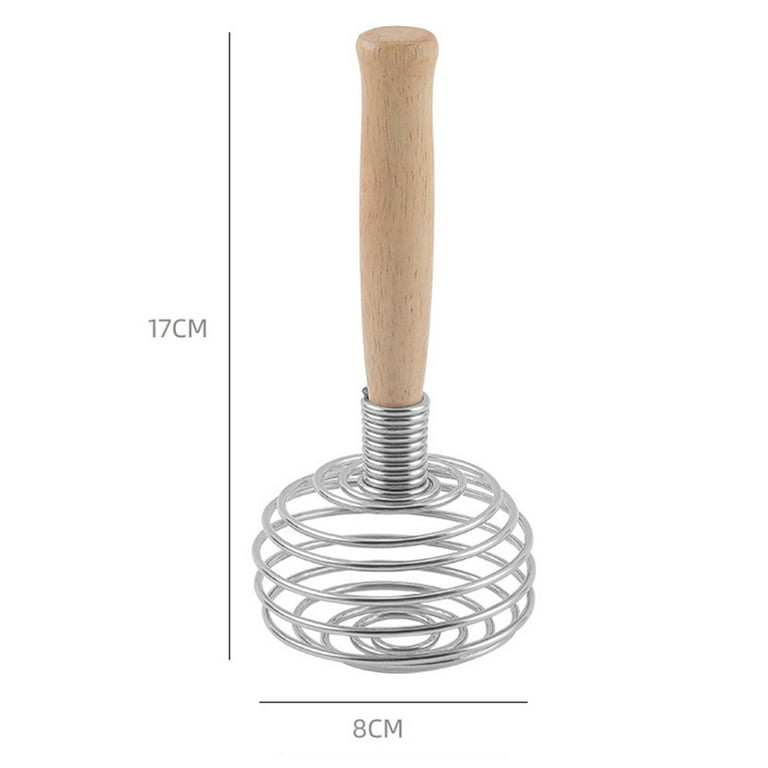 Spiral Whisk For Blending,Beating & Stirring Made Of Stainless Steel  Wire(17 cm)