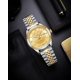 thumbnail image 4 of Correa de reloj de acero inoxidable LRH de repuesto 18 mm color dorado y plateado, 4 of 5