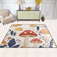 thumbnail image 2 of Yayeee Area Rugs for Living Room 5.2'x4' Indoor Non Slip Washable Bedroom Carpet, White Mushroom, 2 of 5