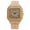 High-quality gold color, variant on Cross-Border Square Watch Starry Steel Belt Diamond-Embedded European and American Men's Roman Scale Starry Fashion Quartz Watch