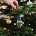 thumbnail image 3 of unbranded De Con Adorno Nutcracker De Tela Y Madera Para Árbol Y Hogar, 3 of 8