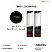 TENGA Lotion Wild 5.75 Oz. x 2 Bottle Set Water-Based/Vegan Lubricant for Male Strokers