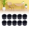 thumbnail image 4 of Protector Del Piso de Cubierta de la Parta de la Para de la Sasas, 0.98 x 0.94 Pulgadas de Puntas de Pierna de Silla Redonda Capa 20pcs Para Muebles, 4 of 7