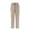 Khaki, variant on Chiccall Men's Scrub Pants Solid Stretch Straight Barrel Elastic Waist Drawstring Nursing Scrub Pants with Multiple Pockets