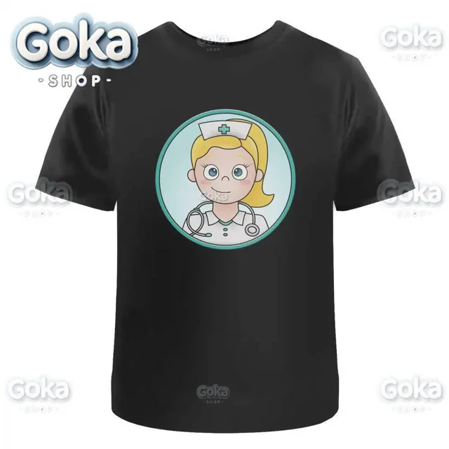 Camisetas con estampado de enfermera para hombre ropa nueva en camisetas y camisetas de algodón Camiseta estampada para mujer ropa Y2K camiseta divertida bonita