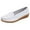 White, variant on Sngxgn Women's Flat Shoes Comfortable Casual Ballet Shoes(White,39)