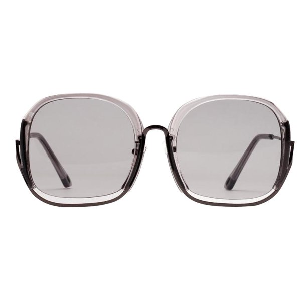 Gafas de sol de gran tamaño de moda Gafas de sol Gafas Cool Grey gris Yuyangstore Gafas de sol Sombras