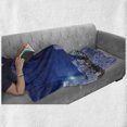 thumbnail image 6 of Urban Soft Flannel Fleece Blanket, Hong Kong Skyline Night Architectural Cityscape Skyscrapers Modern Photo, Cozy Plush for Indoor and Outdoor Use, 70" x 90", Purplegrey Royal Blue, by Ambesonne, 6 of 6