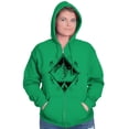 thumbnail image 3 of Spirit Mountain Diamond Spiritual Zip Up Hoodie Men's Women's Brisco Brands L, 3 of 6