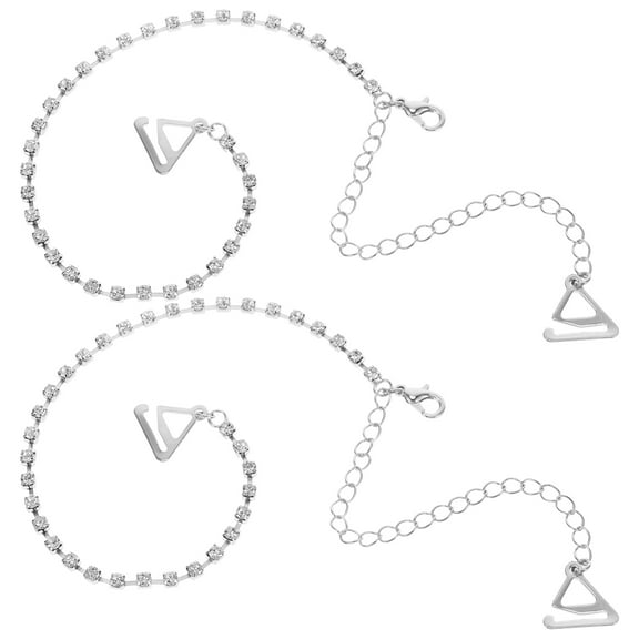 MIPCASE Women's Single Row Rhinestone Bra with Adjustable Straps, Perfect for Camisole and Everyday Wear