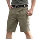 thumbnail image 2 of pstuiky Pantalones cortos para hombre, Pantalones de trabajo holgados, elásticos, impermeables y con múltiples bolsillos para hombre Pantalones cortos de golf, 2 of 6