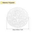 thumbnail image 2 of Lace Doilies, 8 Pack 7" - Round Lace Placemats, Hollow Coasters with Floral Pattern for Tea House (White), 2 of 5