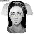 thumbnail image 1 of Nueva camiseta de hip hop para hombres/mujeres cantante Beyonce 3D camisetas impresas casual estilo Harajuku camiseta streetwear tops, 1 of 4