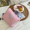thumbnail image 5 of Large Capacity Women Flower Multifunction Cosmetic Bag Soft Candy Color Travel Portable Makeup Storage Bag Makeup Case (white), 5 of 7