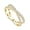 Yellow Gold, variant on CFIOZYOS Moissanite Eternity Ring, Criss Cross Wedding Bands for Women - Sterling Silver Stackable Rings Size 4-11