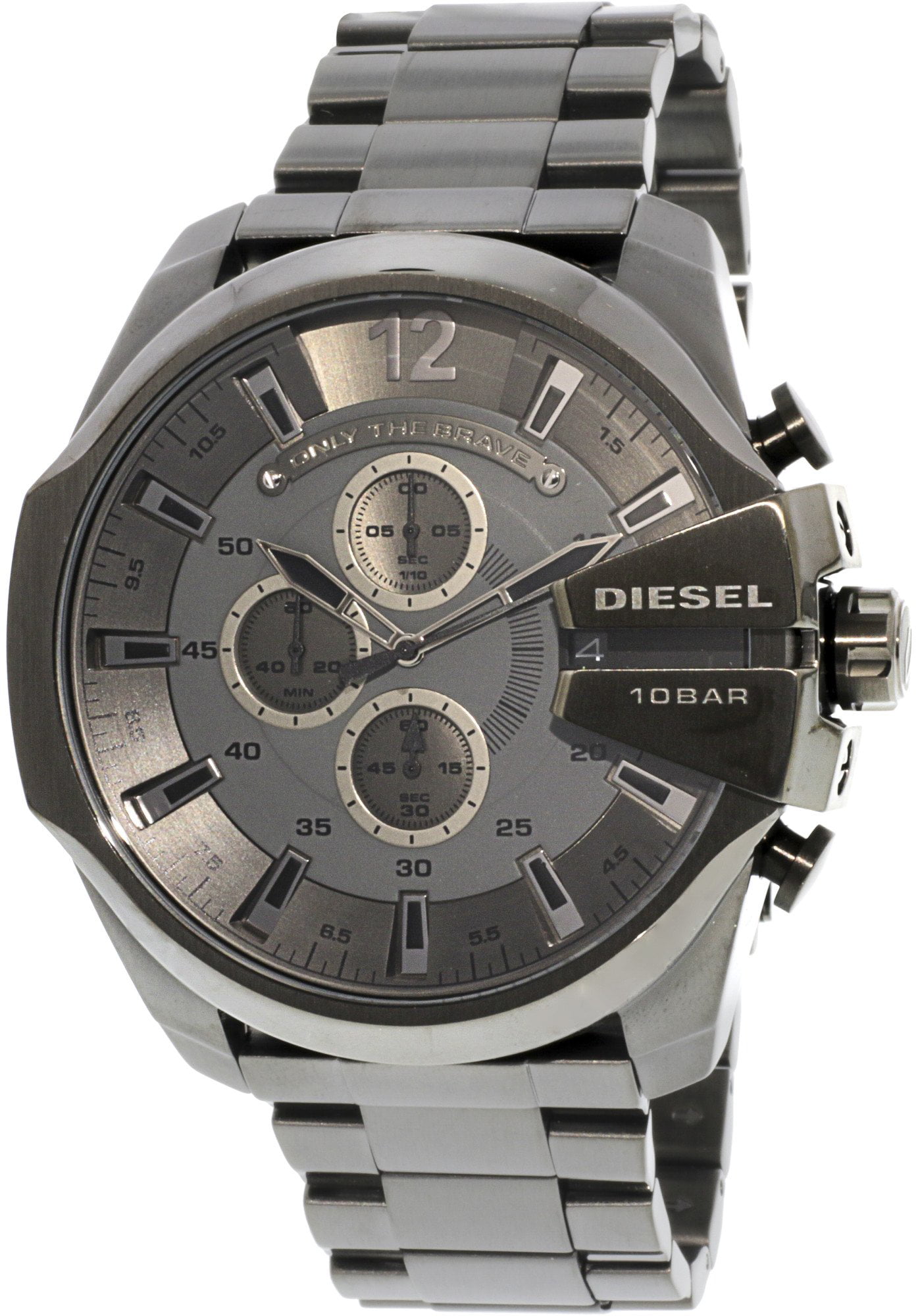 Diesel Men's Master Chief DZ4282 Grey Stainless-Steel Analog Quartz ...
