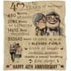 thumbnail image 1 of LHSHID Best 50th Wedding Anniversary Blanket Gifts for Couple Parents Ideas 30x40in, 1 of 6