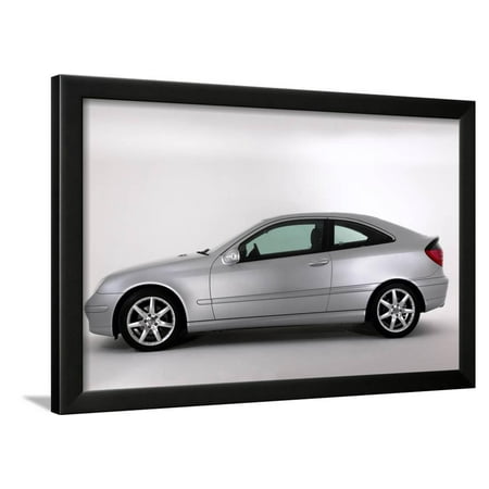 2003 Framed - 2003 Mercedes Benz C200k Coupe Framed Print Wall Art