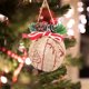 thumbnail image 5 of Gibobby de adorno colgante de tela para decoración de árbol de Navidad, colgantes inastillables surtidas, de adorno a cuadros de Navidad(C), 5 of 5